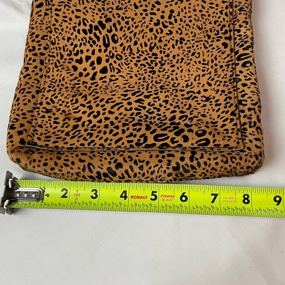 Madewell The Slim Brooklyn Crossbody Bag in Mini Leopard Calf Hair - Picture 8 of 10